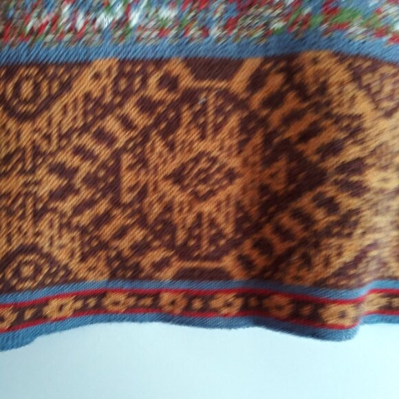 Peruvian Connection Pima Knit Dress Tank Midi Shift Empire Waist Brick Taupe XS - Picture 3 of 8